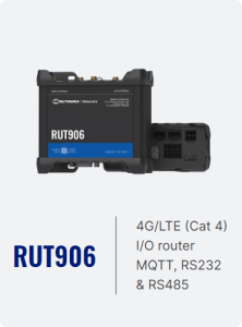 Teltonika RUT906 Dual SIM 4G Router with Serial Interface