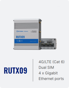 Teltonika RUTX09 CAT6 LTE 4G Router